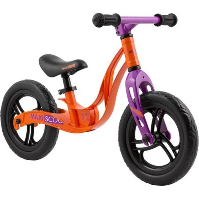 Беговел Детский MAXISCOO "ROCKET" (2020), колеса ЭВА, 12", оранжевый MSC-R1204