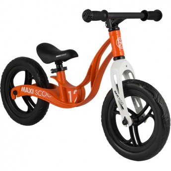 Беговел детский MAXISCOO "ROCKET" (2021), колеса ЭВА, 12", оранжевый