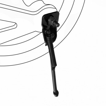 Подножка велосипедная MAXISCOO 16', Черная Подножка велосипедная MAXISCOO 16', Черная