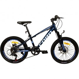 Велосипед 2-х колесный детский MAXISCOO "CORD AERO" (2023), 7 скоростей, 20", синий кобальт