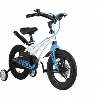 Велосипед 2-х колесный детский MAXISCOO "COSMIC" (2021), 14", белый жемчуг