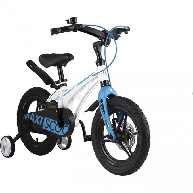 Велосипед 2-х колесный детский MAXISCOO "COSMIC" (2021), 14", белый жемчуг MSC-C1409D