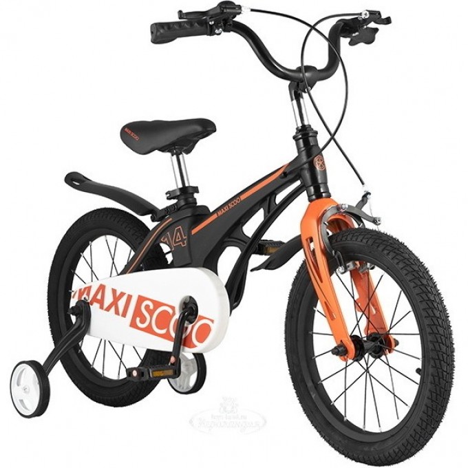 Велосипед 2-х колесный детский MAXISCOO "COSMIC" (2021), 14", черный матовый MSC-C1408