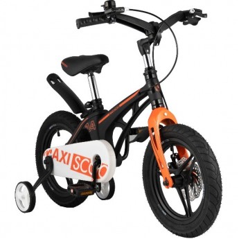 Велосипед 2-х колесный детский MAXISCOO "COSMIC" (2021), 14", черный матовый