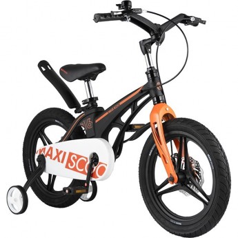 Велосипед 2-х колесный детский MAXISCOO "COSMIC" (2021), 16", черный матовый