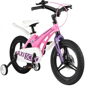 Велосипед 2-х колесный детский MAXISCOO "COSMIC" (2021), 16", розовый матовый