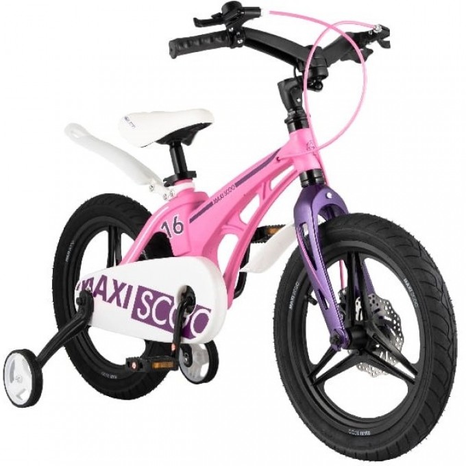 Велосипед 2-х колесный детский MAXISCOO "COSMIC" (2021), 16", розовый матовый MSC-C1611D