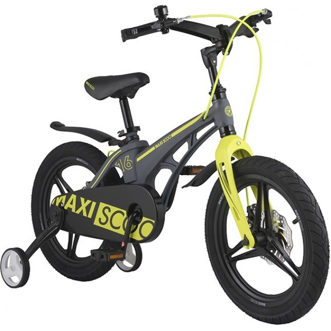 Велосипед 2-х колесный детский MAXISCOO "COSMIC" (2021), 16", серый матовый MSC-C1607D