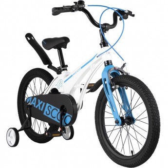 Велосипед 2-х колесный детский MAXISCOO "COSMIC" (2021), 18", белый жемчуг