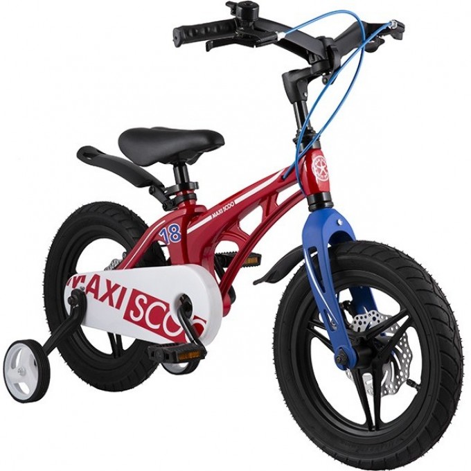Велосипед 2-х колесный детский MAXISCOO "COSMIC" (2021), 18", красный MSC-C1813D