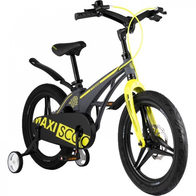 Велосипед 2-х колесный детский MAXISCOO "COSMIC" (2021), 18", серый матовый MSC-C1807D
