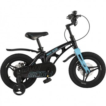 Велосипед 2-х колесный детский MAXISCOO "COSMIC" (2022), Делюкс Плюс, 14", черный аметист