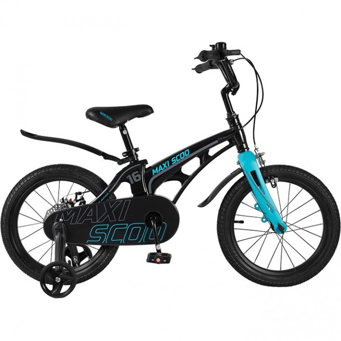 Велосипед 2-х колесный детский MAXISCOO "COSMIC" (2022), Стандарт, 16", черный аметист MSC-C1614