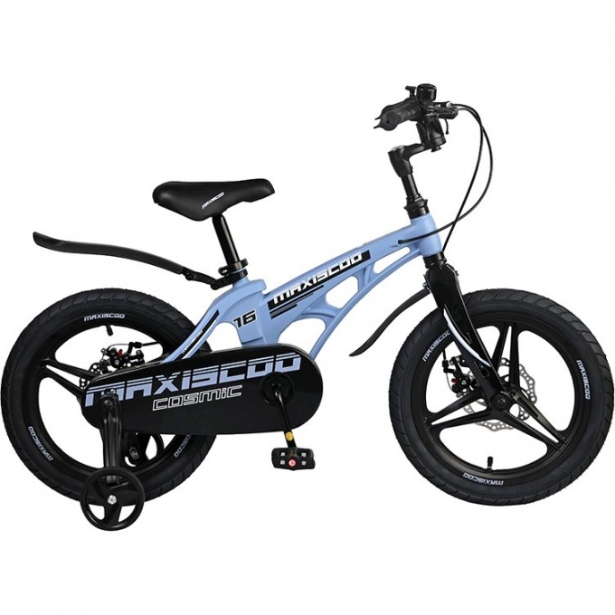 Велосипед 2-х колесный детский MAXISCOO "COSMIC" (2023), Делюкс, 16", голубой матовый MSC-C1626D