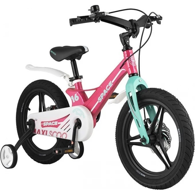 Велосипед 2-х колесный детский MAXISCOO "SPACE" (2021), 16", розовый MSC-S1607