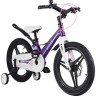 Велосипед 2-х колесный детский MAXISCOO "SPACE" (2021), 18", фиолетовый MSC-S1806D