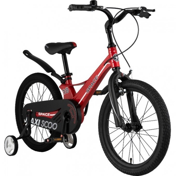 Велосипед 2-х колесный детский MAXISCOO "SPACE" (2021), 18", красный MSC-S1809