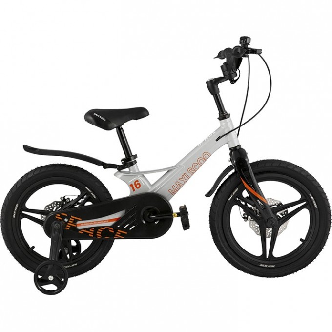 Велосипед 2-х колесный детский MAXISCOO "SPACE" (2022), Делюкс, 16", графит MSC-S1614D