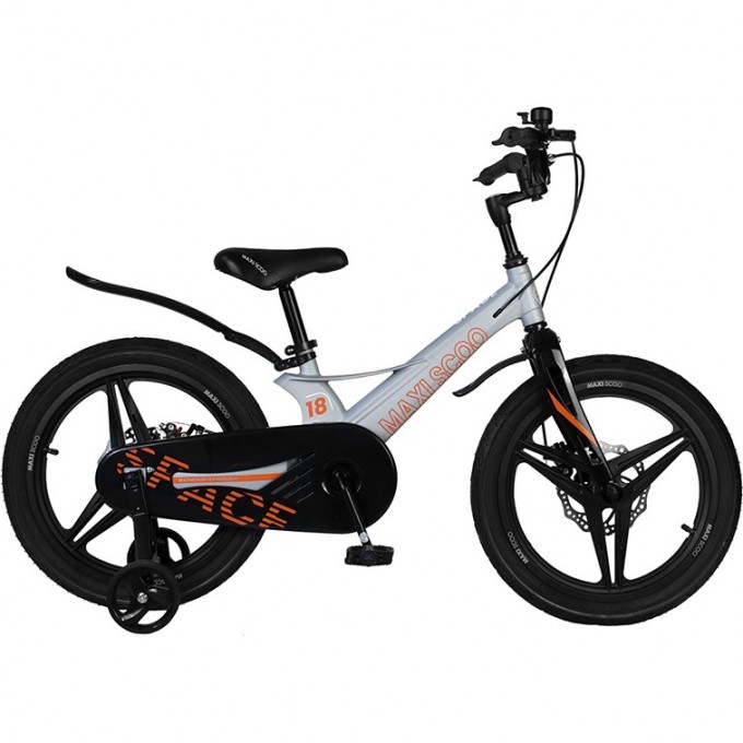 Велосипед 2-х колесный детский MAXISCOO "SPACE" (2022), Делюкс, 18", графит MSC-S1814D