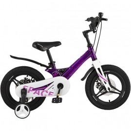 Велосипед 2-х колесный детский MAXISCOO "SPACE" (2022), Делюкс Плюс, 14", фиолетовый