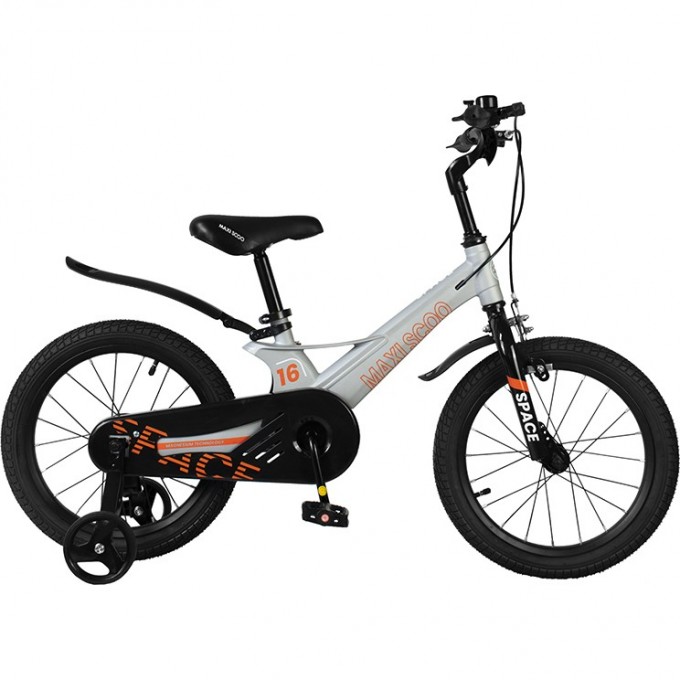 Велосипед 2-х колесный детский MAXISCOO "SPACE" (2022), Стандарт, 16", графит MSC-S1614