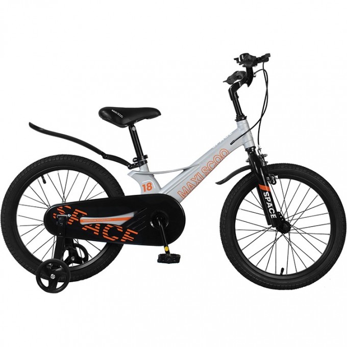 Велосипед 2-х колесный детский MAXISCOO "SPACE" (2022), Стандарт, 18", графит MSC-S1814