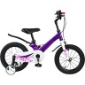 Велосипед 2-х колесный детский MAXISCOO "SPACE" (2022), Стандарт Плюс, 14", фиолетово-белый MSC-S1415-S
