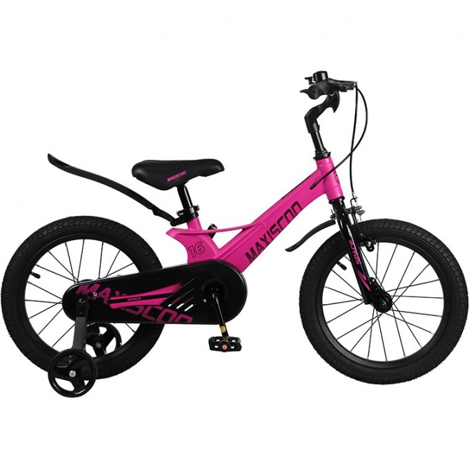 Велосипед 2-х колесный детский MAXISCOO "SPACE" (2023), Standard 16", розовый матовый MSC-S1623