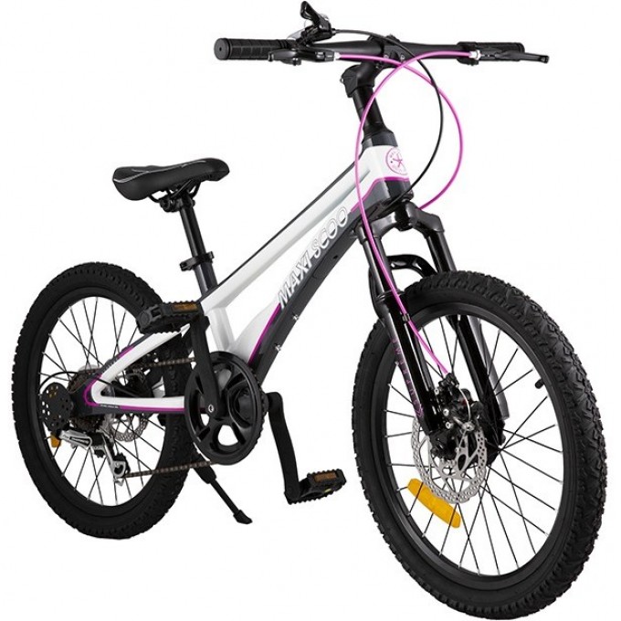 Велосипед 2-х колесный детский MAXISCOO "SUPREME" (2021), 6 Скоростей, 20", белый жемчуг MSC-SU2001-6