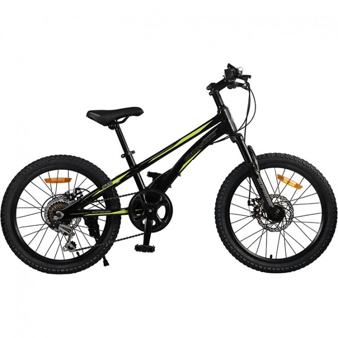 Велосипед 2-х колесный детский MAXISCOO "SUPREME" (2023), 6 скоростей, 20", черный MSC-SU2011