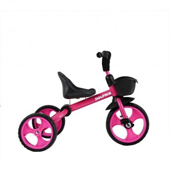 Велосипед 3-х колесный детский MAXISCOO "DOLPHIN" (2021), складной, розовый