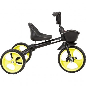 Велосипед 3-х колесный детский MAXISCOO "DOLPHIN" (2021), складной, салатовый