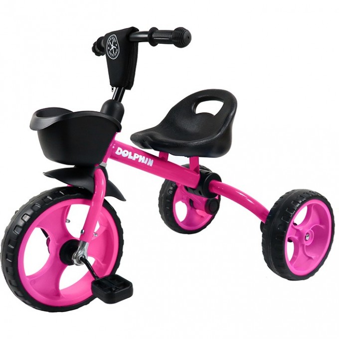 Велосипед 3-х колесный детский MAXISCOO "DOLPHIN", розовый MSC-TCL2301PK