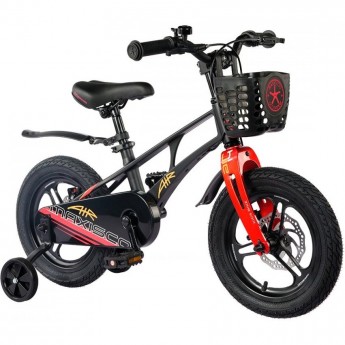 Велосипед детский MAXISCOO AIR PRO 14'' Черный Матовый (2024)