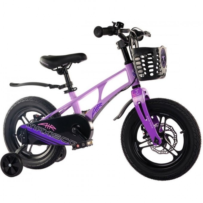 Велосипед детский MAXISCOO AIR PRO 14'' Лавандовый Матовый (2024) MSC-A1433P
