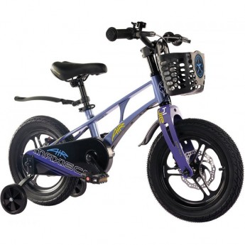 Велосипед детский MAXISCOO AIR PRO 14'' Синий карбон (2024)