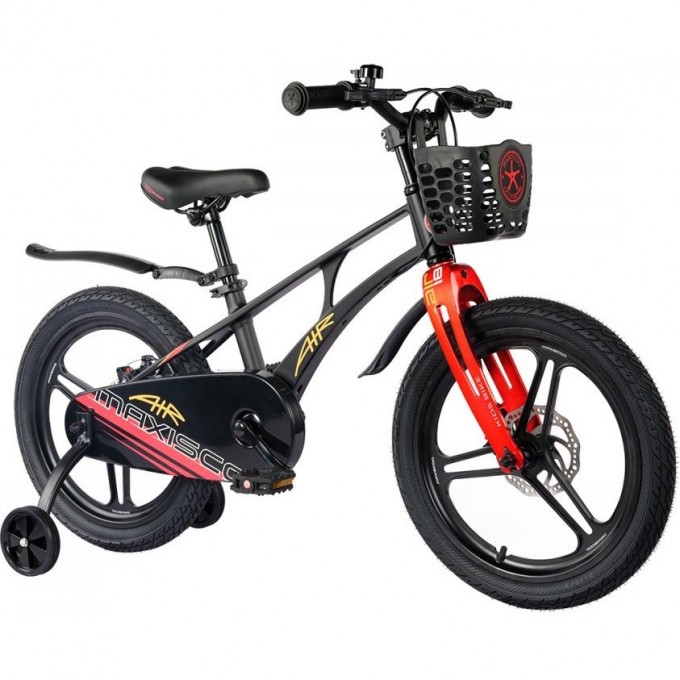 Велосипед детский MAXISCOO AIR СТАНДАРТ 18'' Черный Матовый (2024) MSC-A1832
