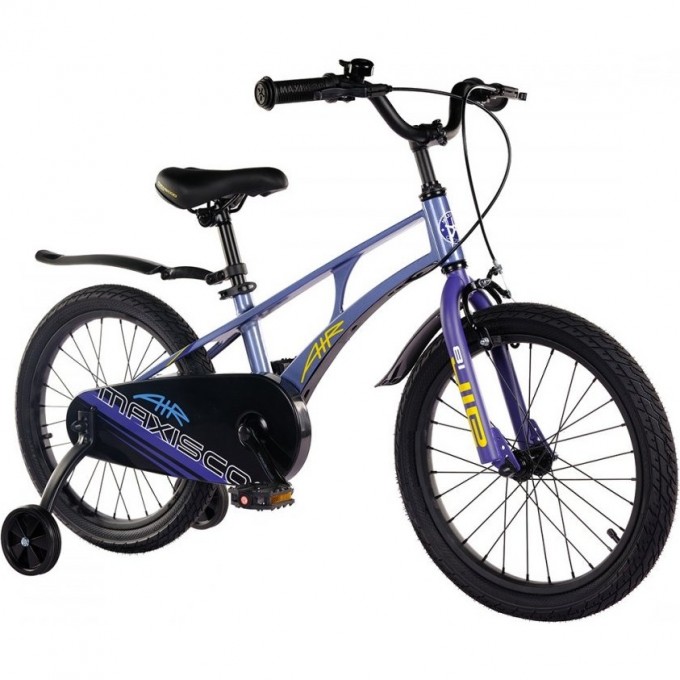 Велосипед детский MAXISCOO AIR СТАНДАРТ 18'' Синий карбон (2024) MSC-A1835