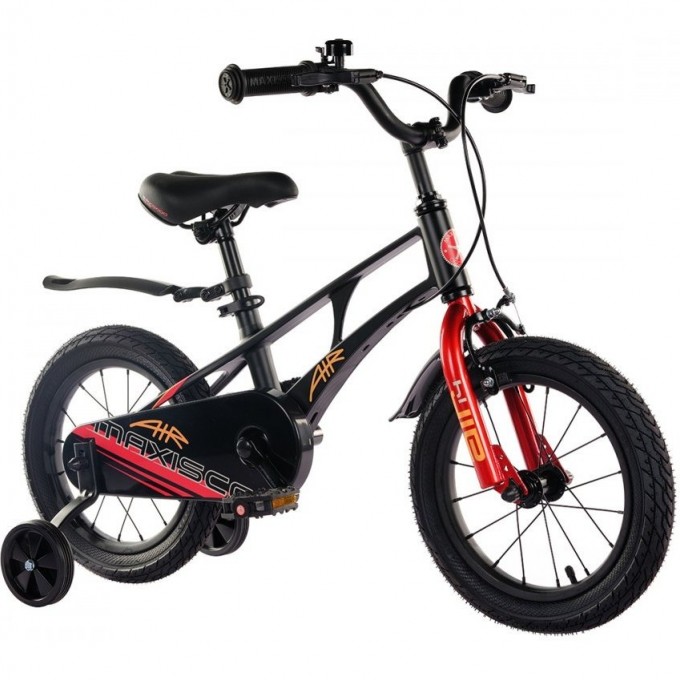 Велосипед детский MAXISCOO AIR СТАНДАРТ ПЛЮС 14'' Черный Матовый (2024) MSC-A1432