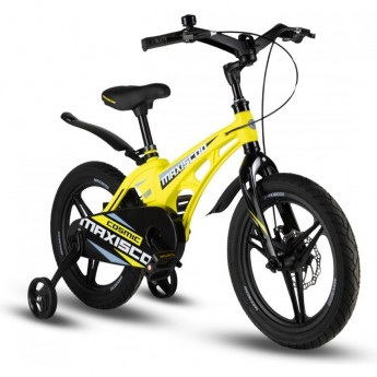 Велосипед детский MAXISCOO COSMIC DELUXE 16'' Желтый Матовый (2024)