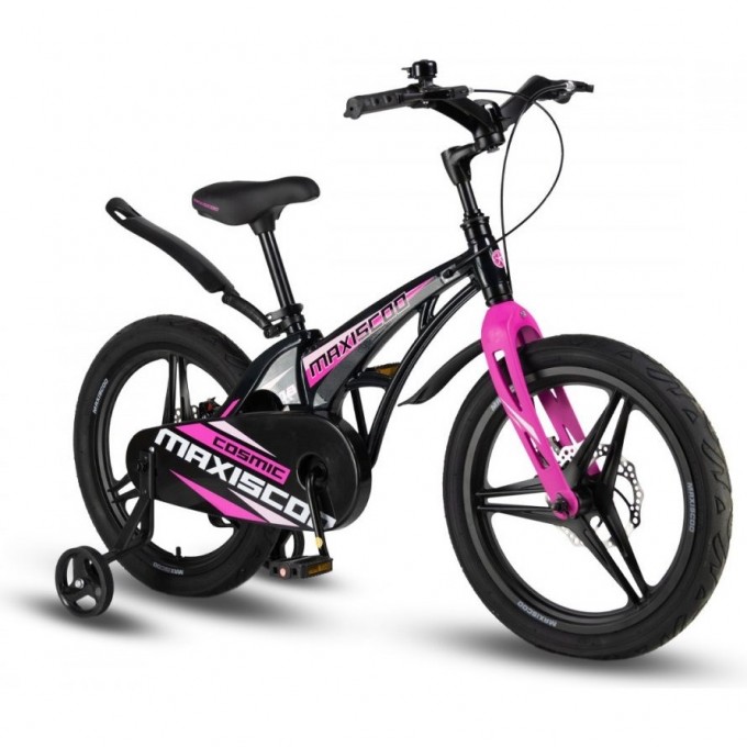 Велосипед детский MAXISCOO COSMIC DELUXE 18'' Черный Жемчуг (2024) MSC-C1832D
