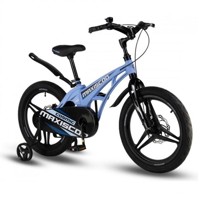 Велосипед детский MAXISCOO COSMIC DELUXE 18'' Небесно-Голубой Матовый (2024) MSC-C1833D