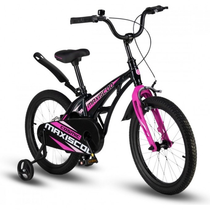 Велосипед детский MAXISCOO COSMIC СТАНДАРТ 18'' Черный Жемчуг (2024) MSC-C1832