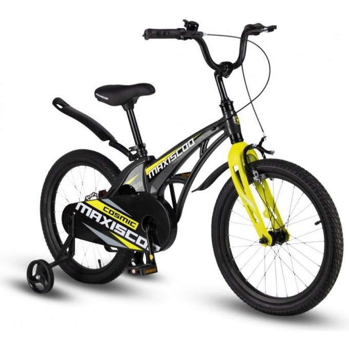 Велосипед детский MAXISCOO COSMIC СТАНДАРТ 18'' Мокрый Антрацит (2024) MSC-C1835