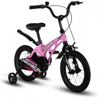 Велосипед детский MAXISCOO COSMIC СТАНДАРТ ПЛЮС 14'' Розовый Матовый (2024)