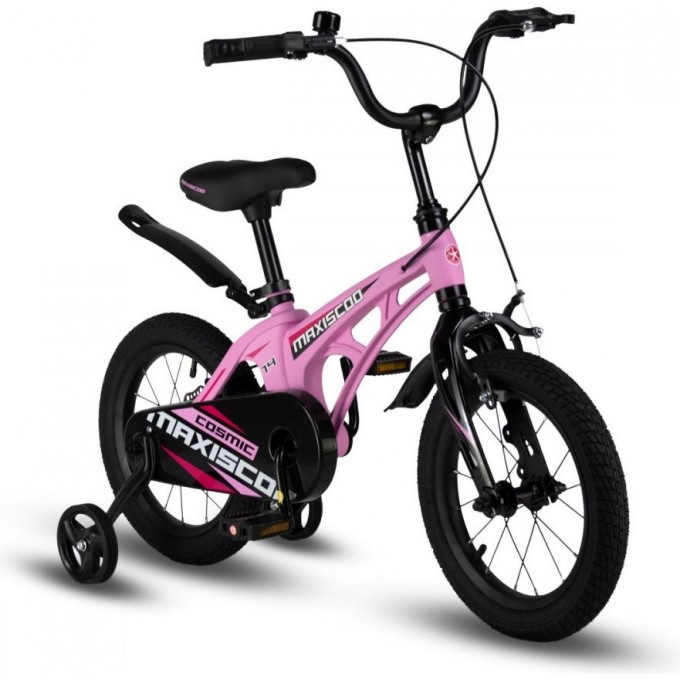 Велосипед детский MAXISCOO COSMIC СТАНДАРТ ПЛЮС 14'' Розовый Матовый (2024) MSC-C1431