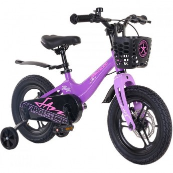 Велосипед детский MAXISCOO JAZZ PRO 14'' Фиолетовый Матовый (2024)