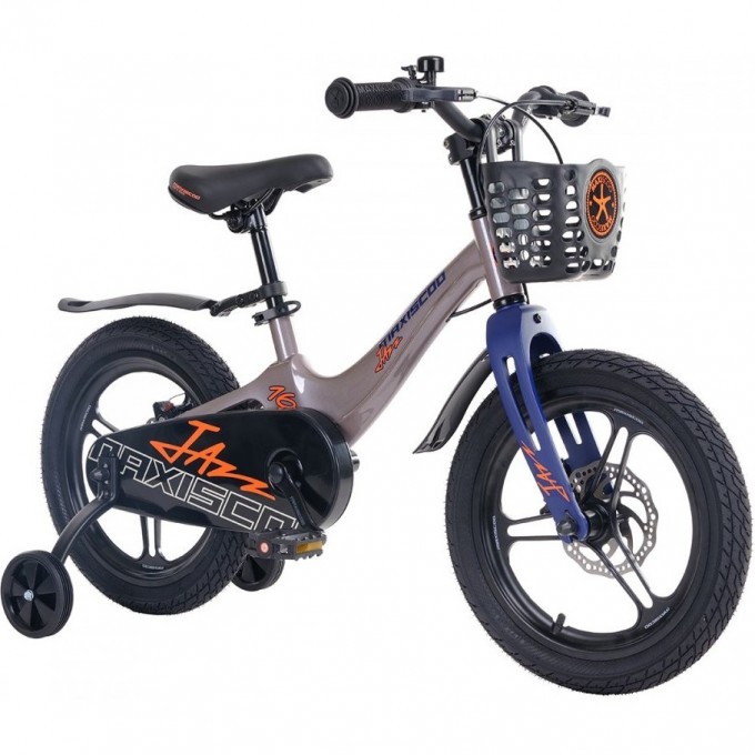 Велосипед детский MAXISCOO JAZZ PRO 16'' Серый Жемчуг (2024) MSC-J1635P