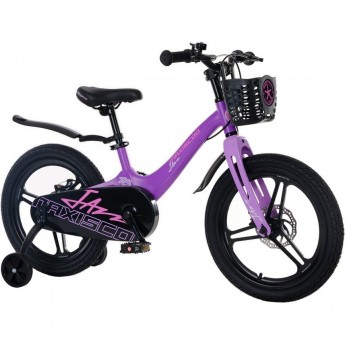Велосипед детский MAXISCOO JAZZ PRO 18'' Фиолетовый Матовый (2024)