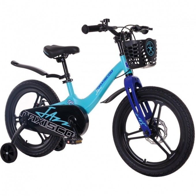 Велосипед детский MAXISCOO JAZZ PRO 18'' Мятный матовый (2024) MSC-J1834P